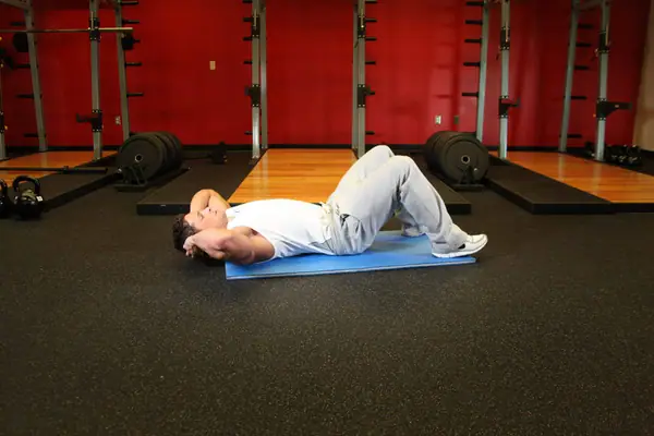Abdominales cortos, posición inicial
