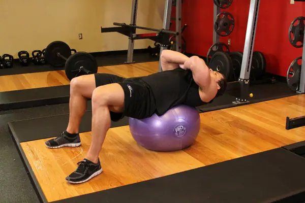 Abdominales en balón: posición inicial