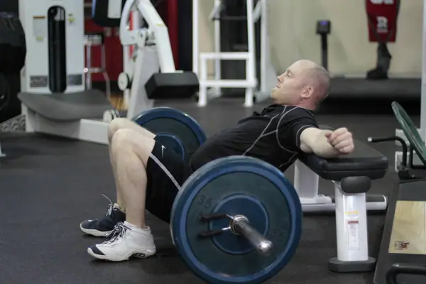Hip thrust, posición inicial