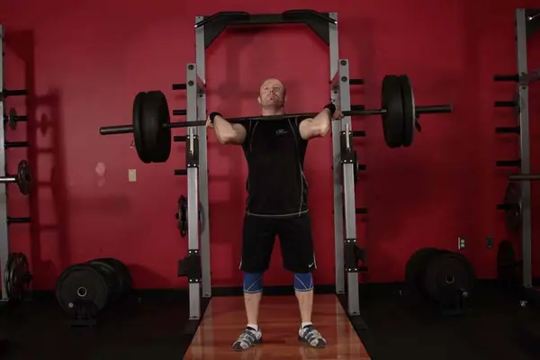 Push press: posición inicial